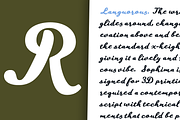 Sophima, a Script Font by insigne (Thumbnail 3 of 3)
