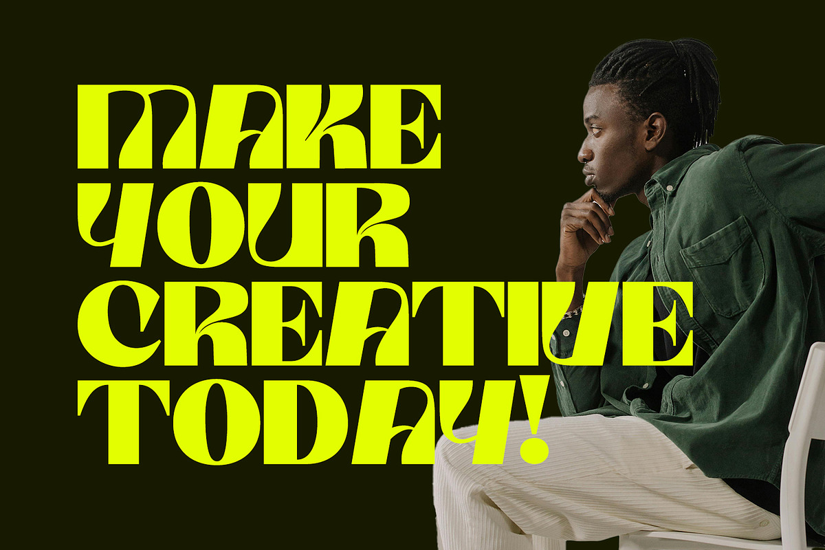 Boreck Display, a Sans Serif Font by Foxtype (Photo 5 of 5)