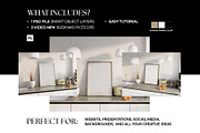 Frame Video Mockup Kitchen PSD, an Advertising Mockup by Drava Mockup (Thumbnail 5 of 6)