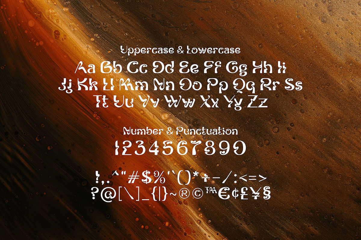 Kooltura - Psychedelic Type, a Symbol Font by ikiiko (Photo 4 of 5)