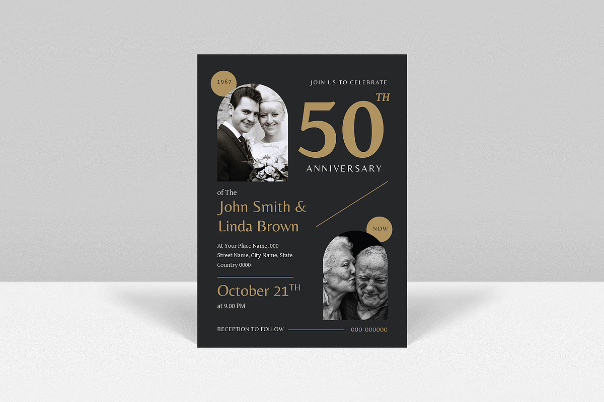 Wedding Anniversary Invitation, an Invitation Template by Guuver (Photo 3 of 3)