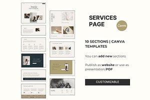 AMALIA Canva Landing Page