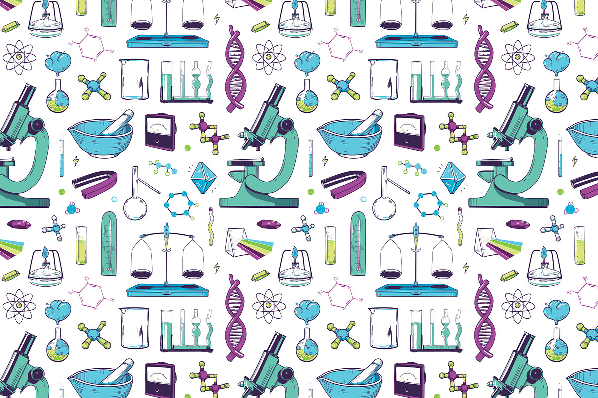 Chemistry and physics equipment set, an Education Illustration by Good Studio (Photo 4 of 9)