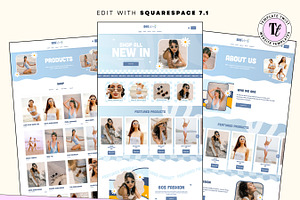 Ecommerce Squarespace Template 7.1