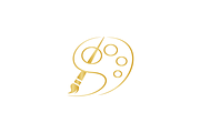 Minimalist Modern Painting Tools, a Branding & Logo Template by Luxury Logos (Thumbnail 3 of 4)