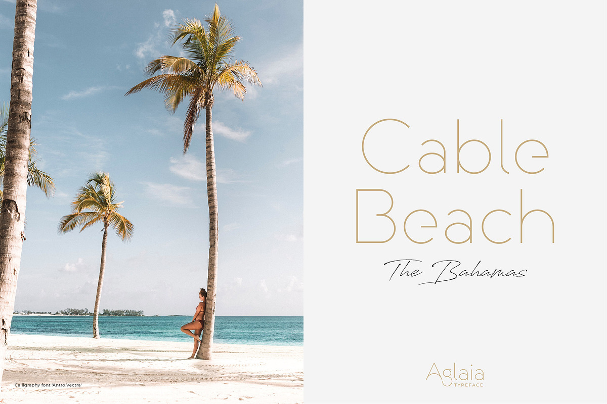 Aglaia Hairline • An Elegant Font preview 5
