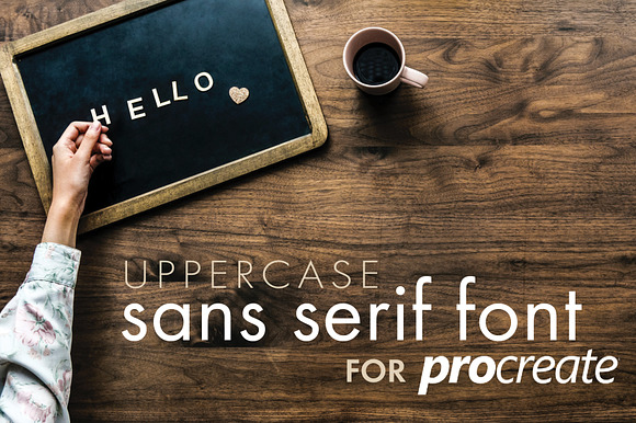 Procreate Sans Serif Type Kit 1 preview 7
