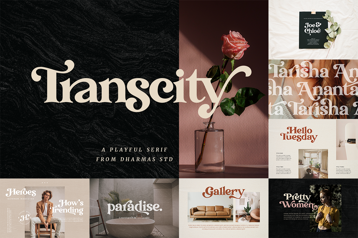 The Retro Font Bundle - 90% OFF, a Serif Font by Dharmas Foundry (Photo 7 of 14)