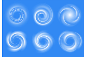 Air swirl. Swirl light effect, an Illustration by Frogella