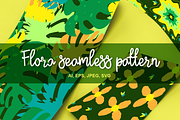 Floral Seamless Pattern Illustration, a Texture Illustration by VL Shop (Thumbnail 1 of 8)