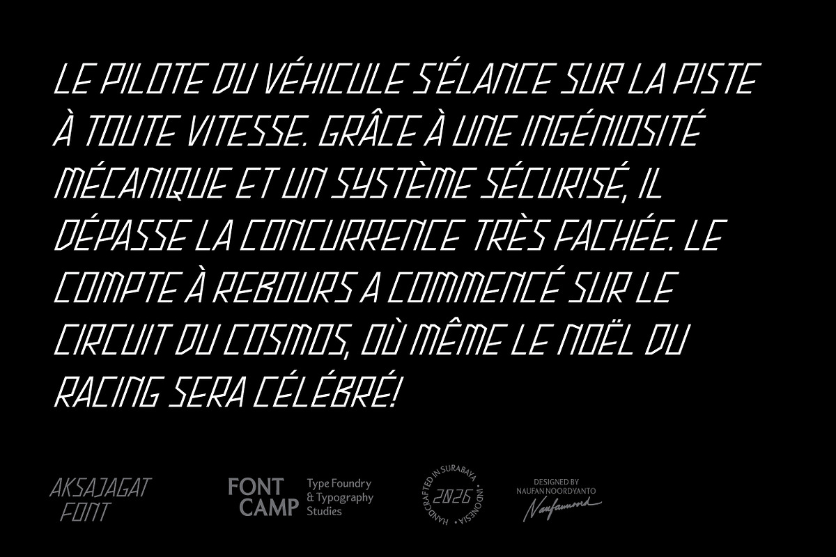 Aksajagat Font, a Sans Serif Font by Fontcamp Type Foundry (Photo 13 of 14)