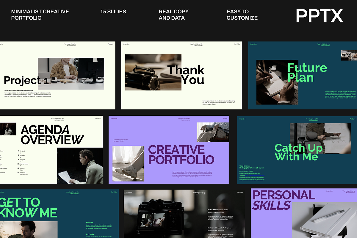 PureFrame - Creative PPT, a Presentation Template by Dirtytemp Studio (Photo 1 of 7)