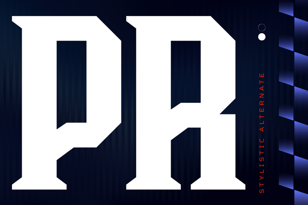 Zelrix Sports - Modern Logo Font, a Serif Font by Nirmana Visual (Photo 10 of 11)