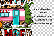 Happy Camper PNG, a Graphic by Clipart Bloom (Thumbnail 2 of 3)