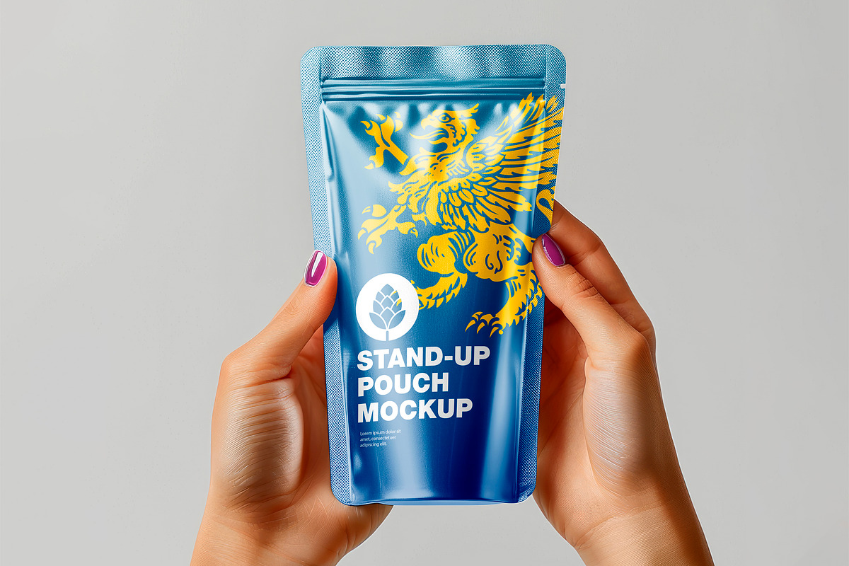 Stand Up Pouch, a Product Mockup by OneVectorStock (Photo 2 of 2)
