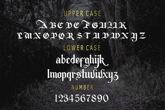 Berkahi Blackletter Font preview 8