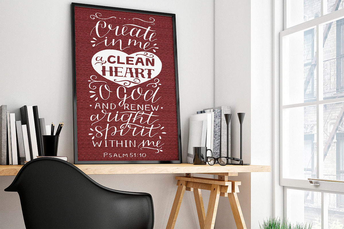6 GREAT BIBLE VERSES #10, an Illustration by Ola-la-la (Photo 6 of 8)