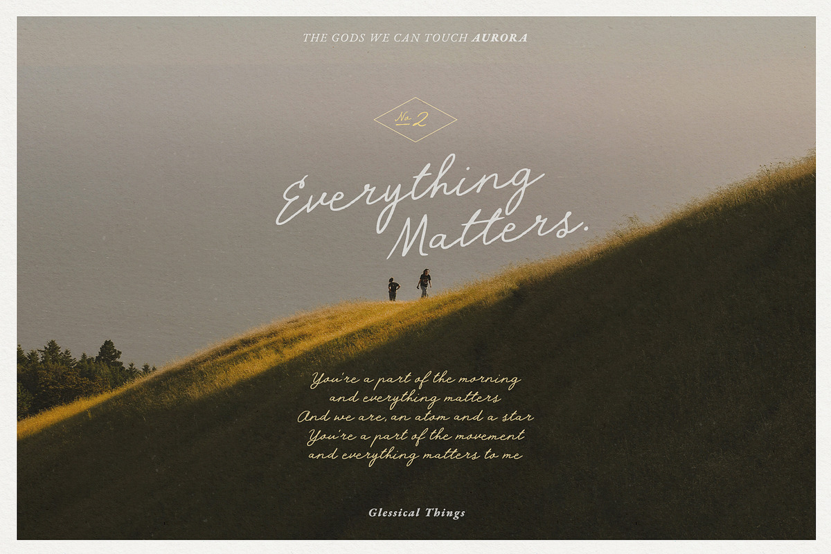 Glessical Things Handwritten Script, a Handwritten Font by Perplexitics (Photo 2 of 11)