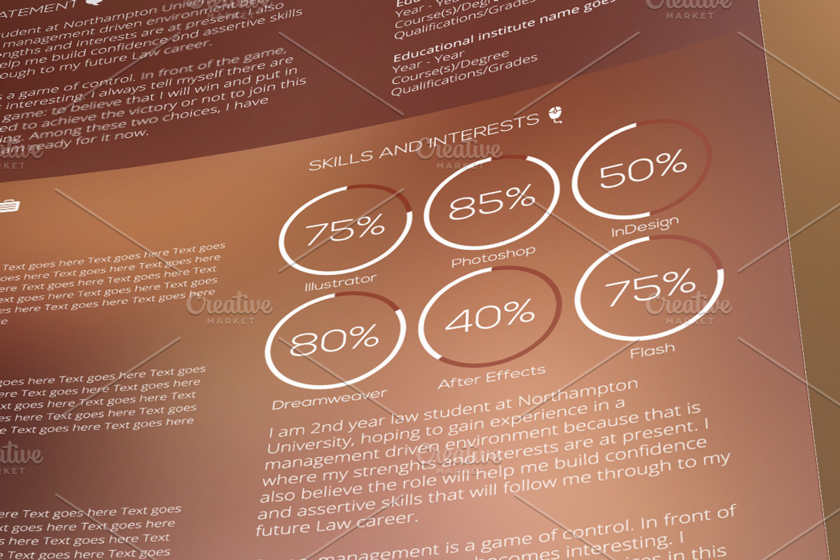 The Muffin Collection CV, a Resume Template by Valeur Design (Photo 4 of 6)