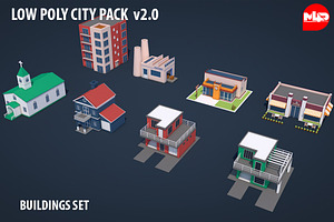 Low Poly City Pack V 2.0