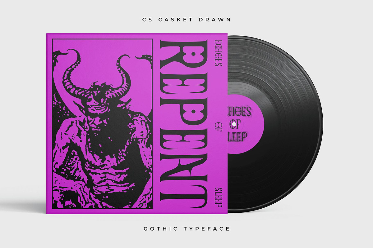 CS Casket Drawn, a Serif Font by Craft Supply Co. (Photo 4 of 8)