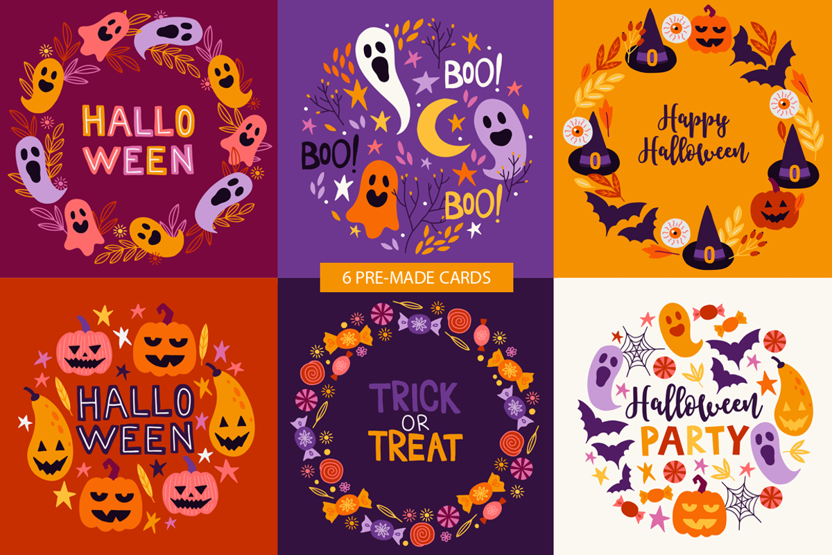 Halloween Kit #3, a Texture Illustration by miumiu (Photo 9 of 11)