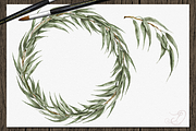 Willow Eucalyptus Illustration, a Decorative Illustration by DioFlow (Thumbnail 4 of 5)