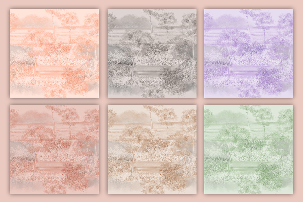 Rinascente, Romantic Landscape, a Pattern Graphic by Nocito Design (Photo 6 of 6)