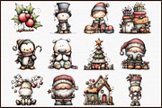 Whimsical Christmas Clipart Bundle, an Illustration by Sublimation Artist (Thumbnail 3 of 6)
