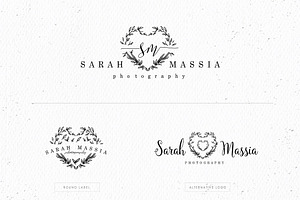 Wild And Boho Premade Logo Bundle