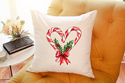 Christmas Candy Cane Bows Clipart, an Illustration by Sublimation Artist (Thumbnail 6 of 6)