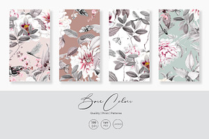 La Fleur, Pattern & Illustration Set