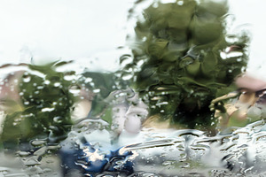 Rain shower on car windshield, a Transportation Photo by KYNA STUDIO