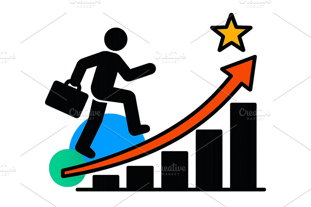 Vector illustration of a, a Finance Illustration by ZinetroN
