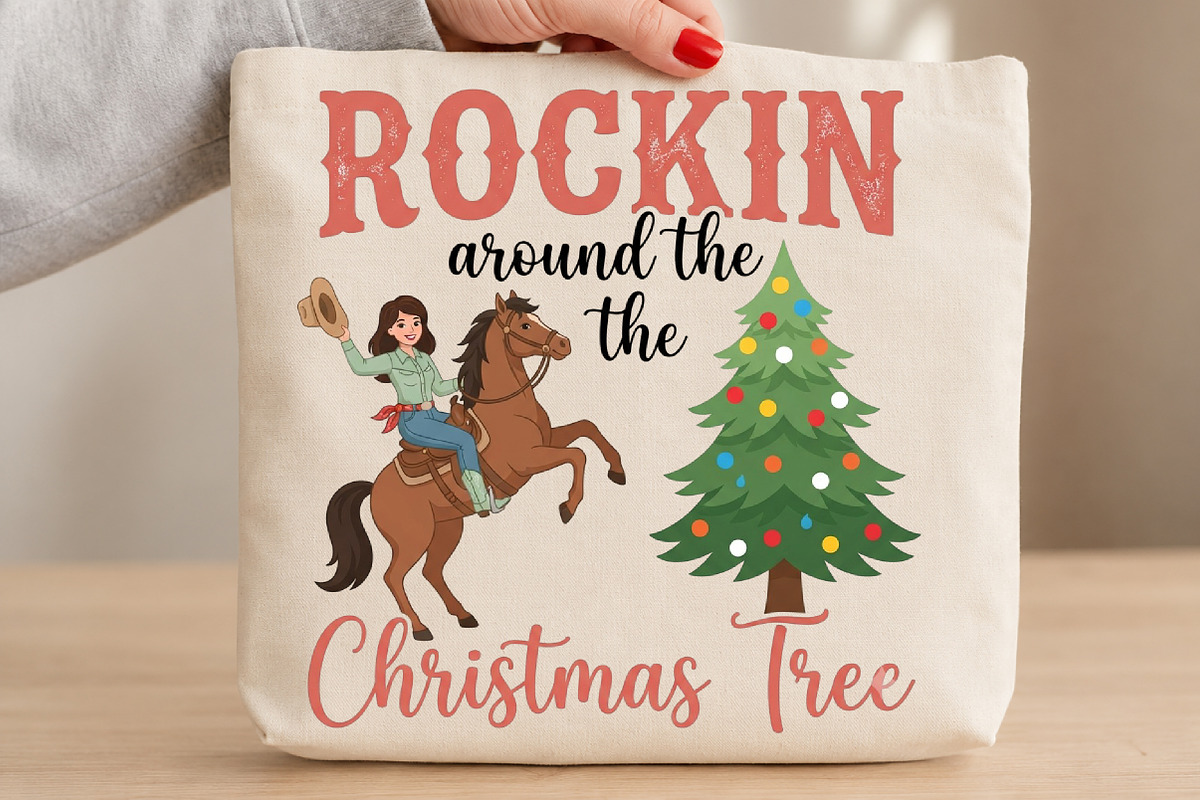 Rockin around the Christmas tree PNG, a Seasonal Illustration by DreamCafeArt (Photo 3 of 7)