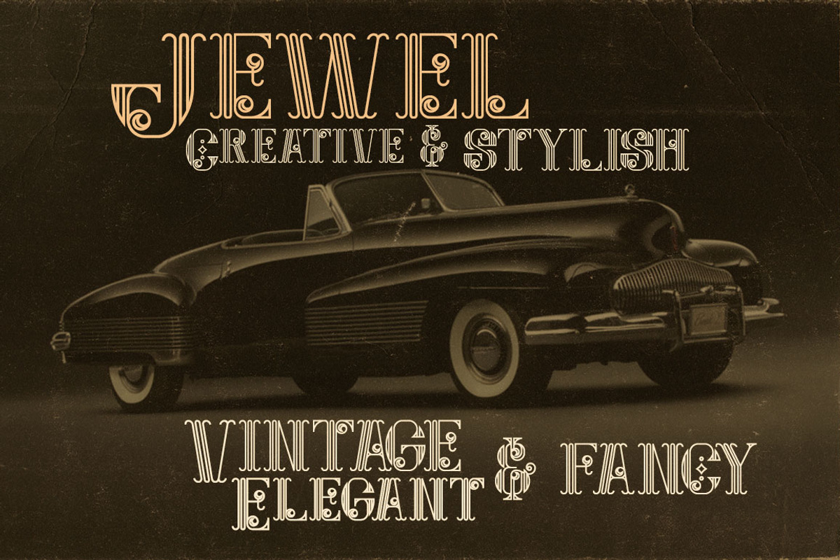 Jewel - Display Font preview 3