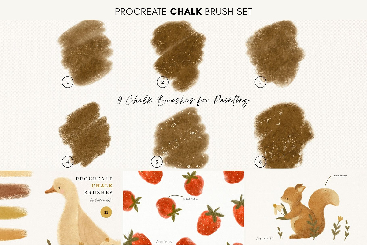 180 Procreate Brush Bundle, a Brush Add-On by Jenteva Art (Photo 8 of 18)