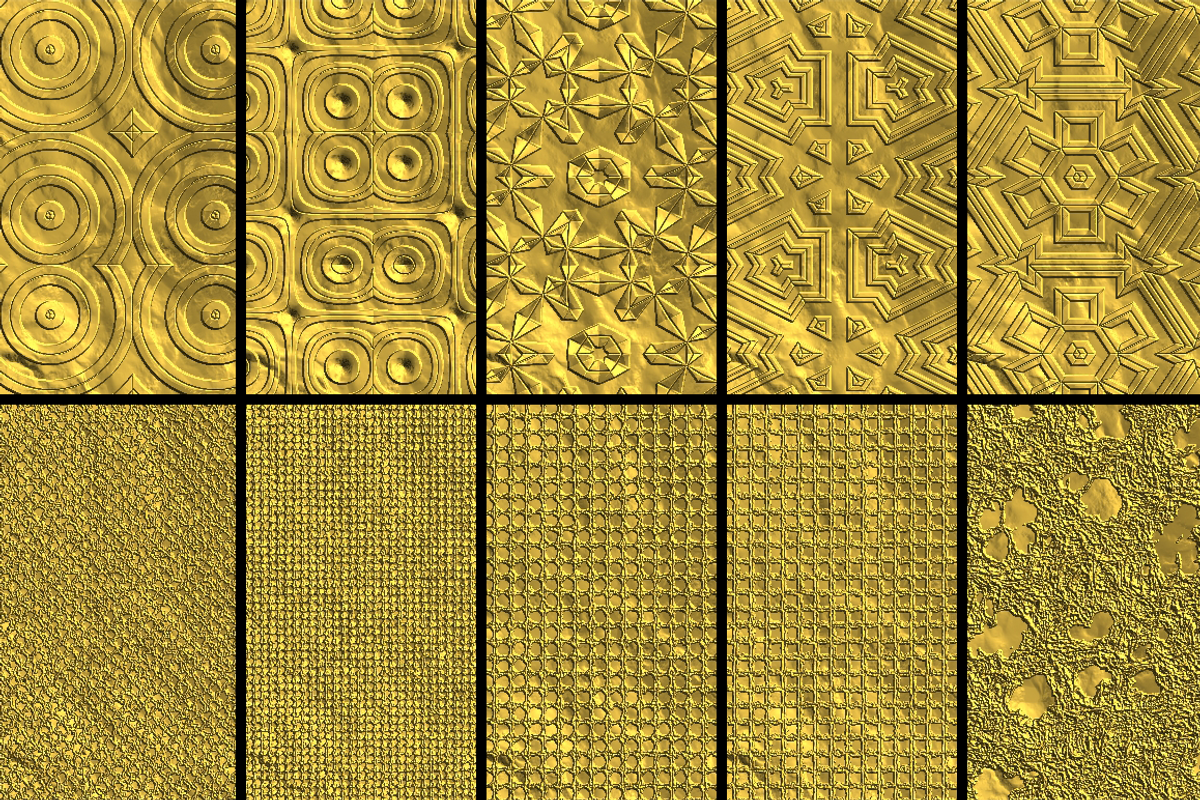 85 Gold Patterns Bundle, a Texture Graphic by Creativenauts