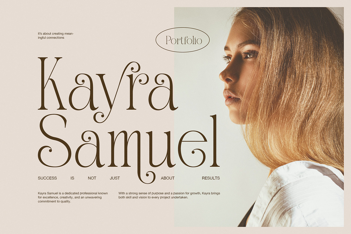 Sagiten Elegant Display Serif Font, a Serif Font by Graphicxell (Photo 5 of 8)