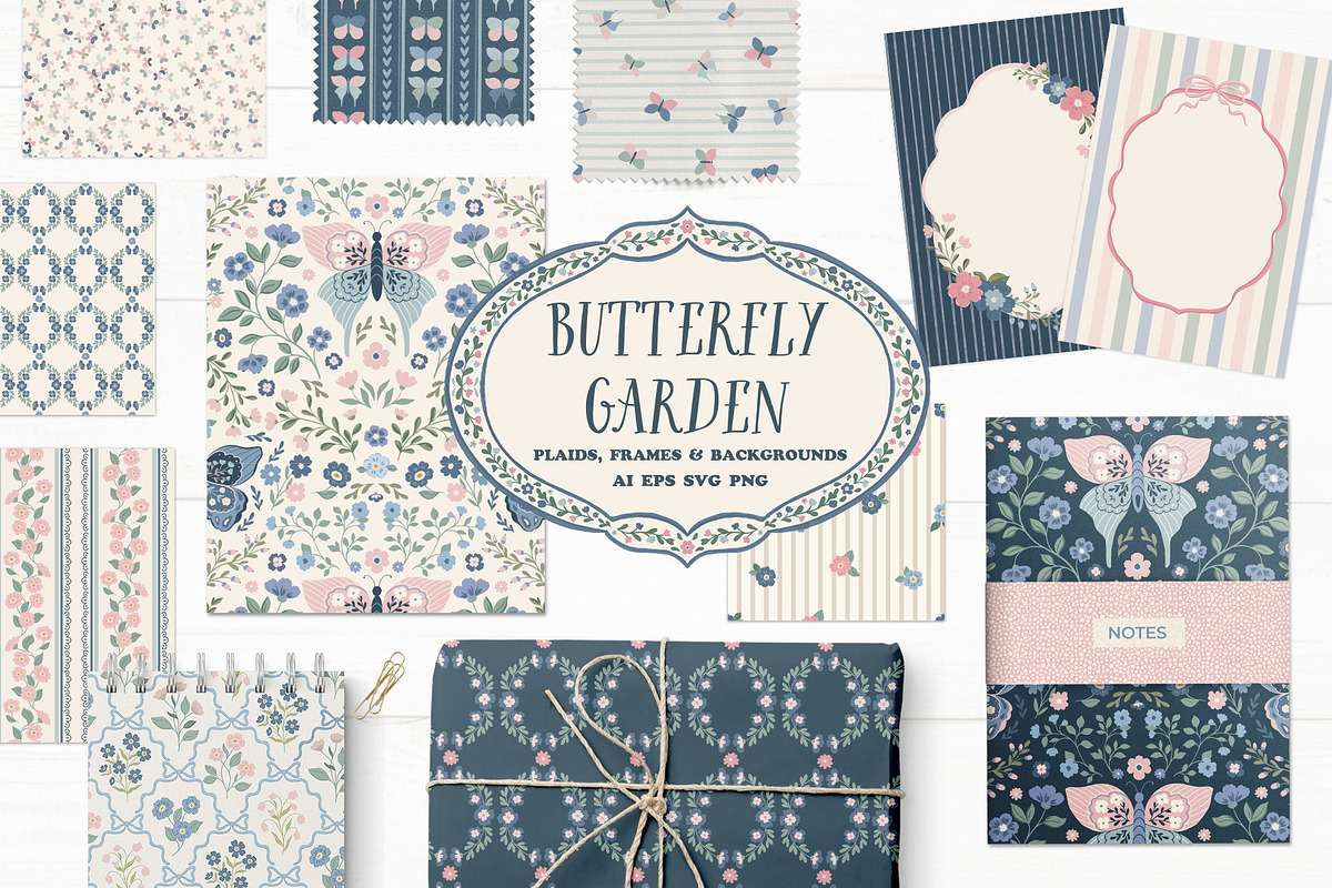 Cottagecore pattern background, a Pattern Graphic by Cozy pattern shop (Photo 2 of 10)