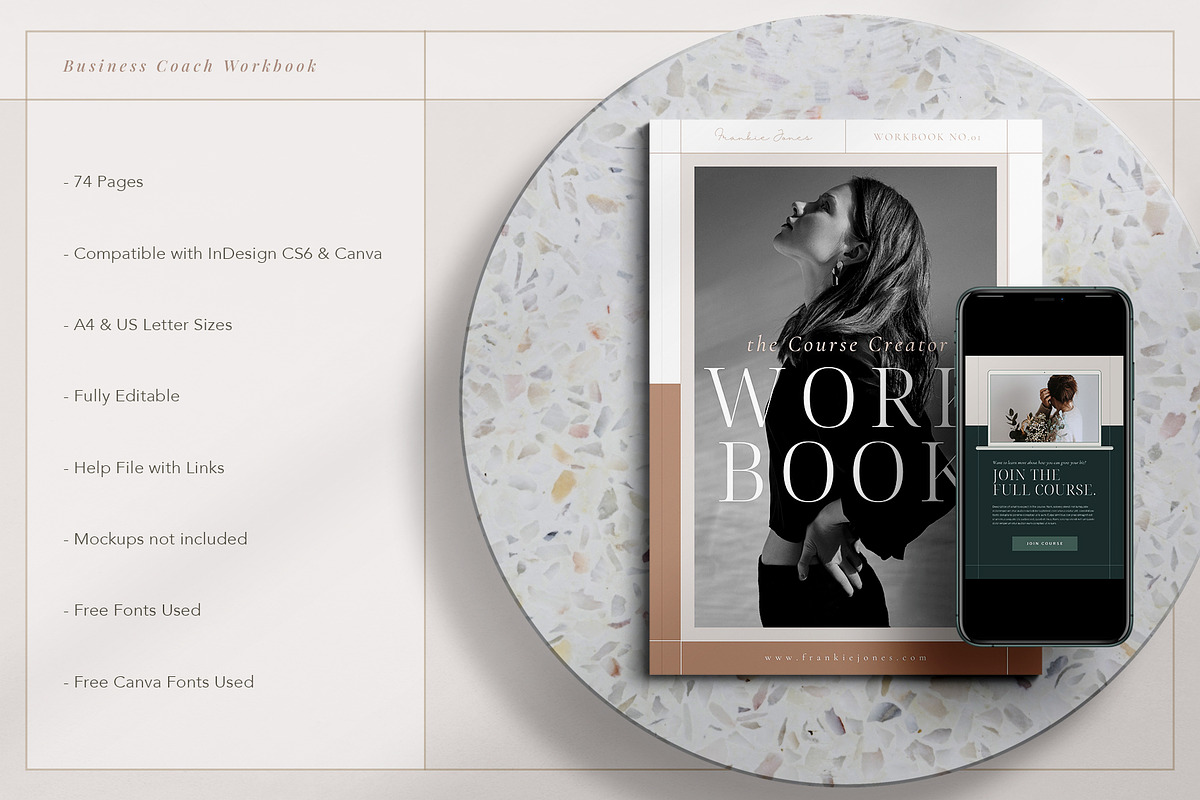 Business Workbook | CANVA & Indd, a Templates & Theme by Marigold Studios (Photo 2 of 15)