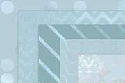 10 Light Blue Chic Digital Papers, a Background Graphic by Kseniya-Omega (Thumbnail 2 of 5)