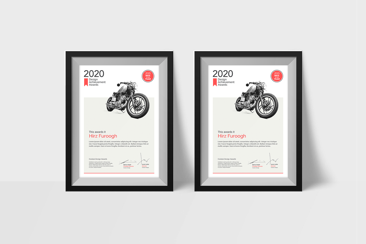 Auto Certificates, a Stationery Template by silukEight (Photo 3 of 7)