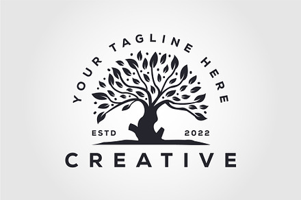 Creative Root Of The Tree logo, a Branding & Logo Template by PrastHF