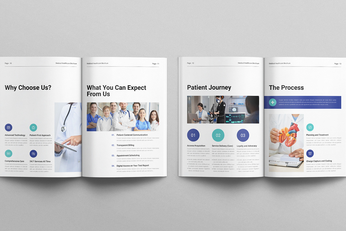 Medical Healthcare Brochure Template, a Brochure Template by E-Type (Photo 5 of 7)