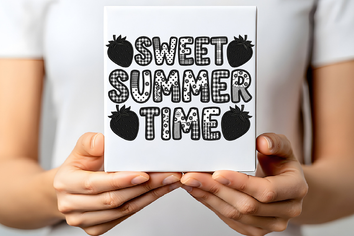 Sweet Summer Time Strawberry PNG, an Illustration by CraftArtStudio (Photo 2 of 4)