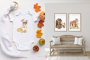 Autumn Animals & Pumpkin PNG, an Animal Illustration by Balada Digital Art (Thumbnail 4 of 5)