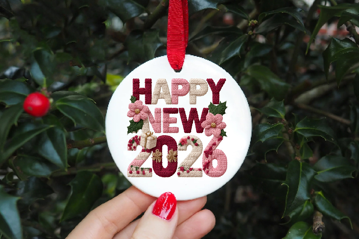 Happy New Year 2026 PNG, an Illustration by DreamArtGraphic (Photo 5 of 5)