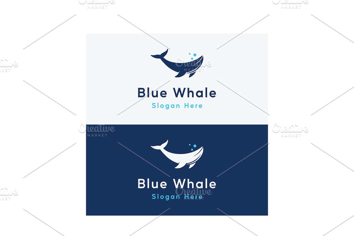 Sea monster whale logo vector illust, a Branding & Logo Template by LOGOCREATIVE