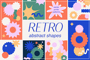 Retro Abstract Vector Shapes, an Object Graphic by ArtFM (Thumbnail 1 of 13)